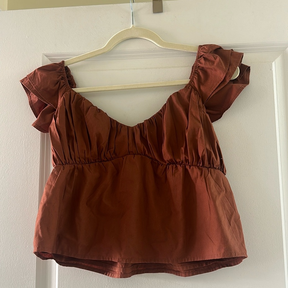 Abercrombie & Fitch Rust top
